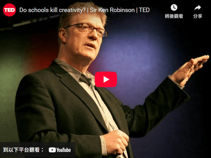 Do schools kill&nbsp;creativity?